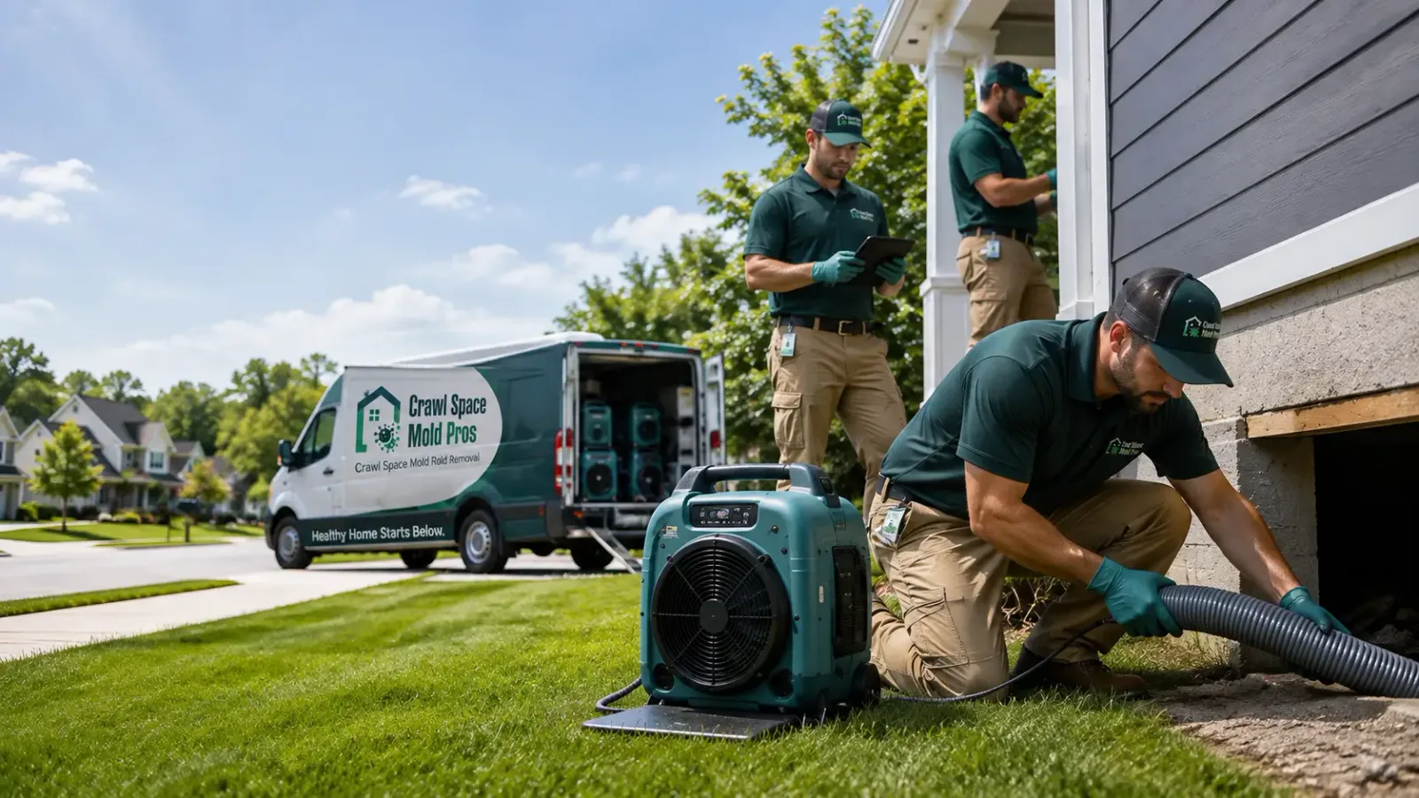 Crawl Space Mold Removal in La Crescenta, CA